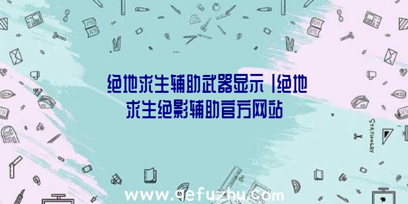 「绝地求生辅助武器显示」|绝地求生绝影辅助官方网站